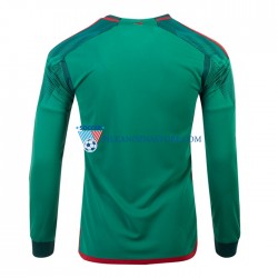 Meksyk Koszulka Męska Domowy MŚ 2022 Długie Rękawy