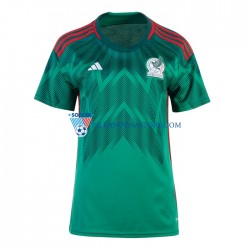 Meksyk Koszulka Damska Domowy 2022-2023 Krótkie Rękawy