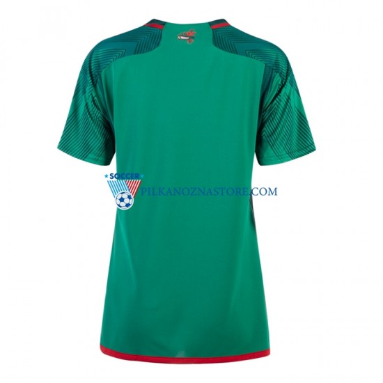 Meksyk Koszulka Damska Domowy 2022-2023 Krótkie Rękawy