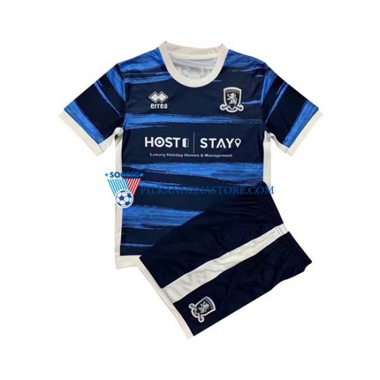 Middlesbrough dla Dzieci Koszulka Wyjazdowy 2022-2023 Krótkie Rękawy