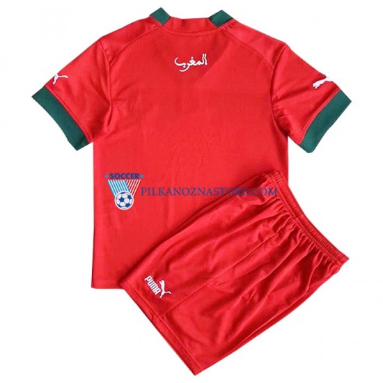 Maroko dla Dzieci Koszulka Domowy MŚ 2022 Krótkie Rękawy