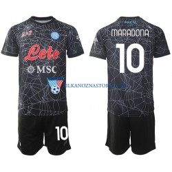 Napoli dla Dzieci Diego Maradona 10 Special Koszulka Domowy 2021-2022 Krótkie Rękawy