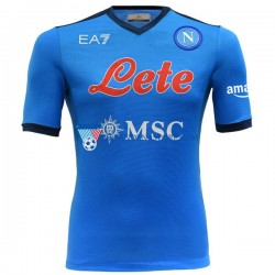 Napoli Koszulka Męska Domowy 2021-2022 Krótkie Rękawy