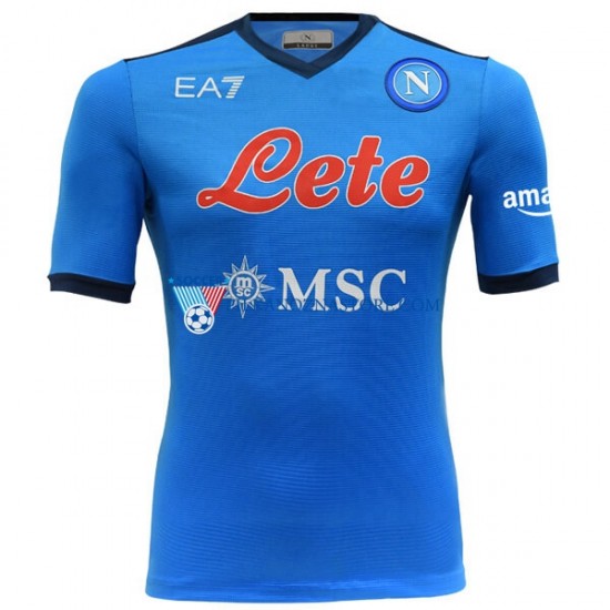 Napoli Koszulka Męska Domowy 2021-2022 Krótkie Rękawy