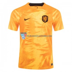 Holandia Koszulka Męska Domowy MŚ 2022 Krótkie Rękawy