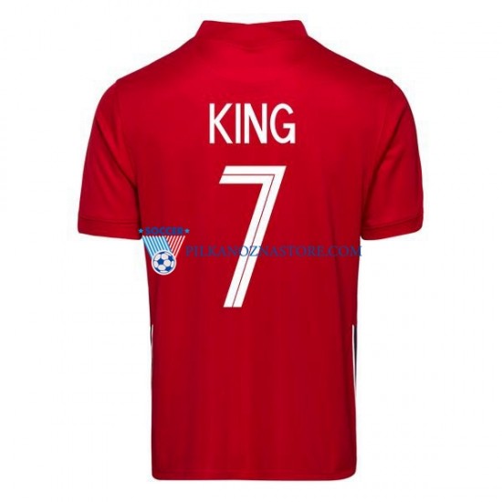 Norwegia Joshua King 7 2020-2021 Koszulka Męska Domowy Krótkie Rękawy