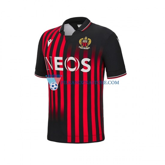 OGC Nice Koszulka Męska Domowy 2022-2023 Krótkie Rękawy