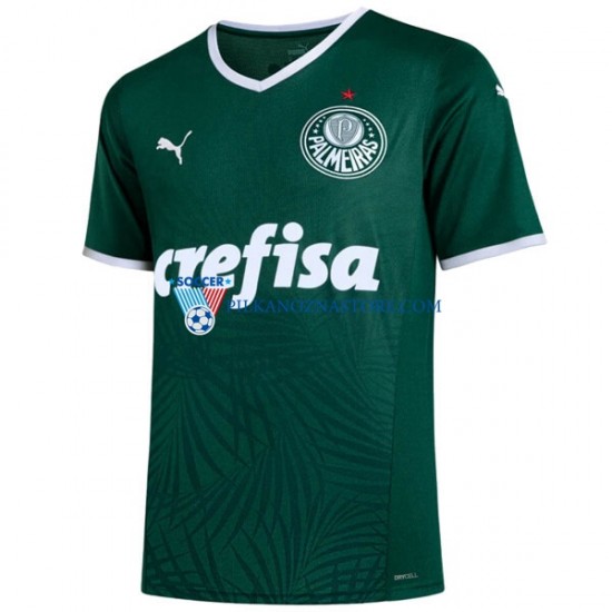 Palmeiras Koszulka Męska Domowy 2022-2023 Krótkie Rękawy