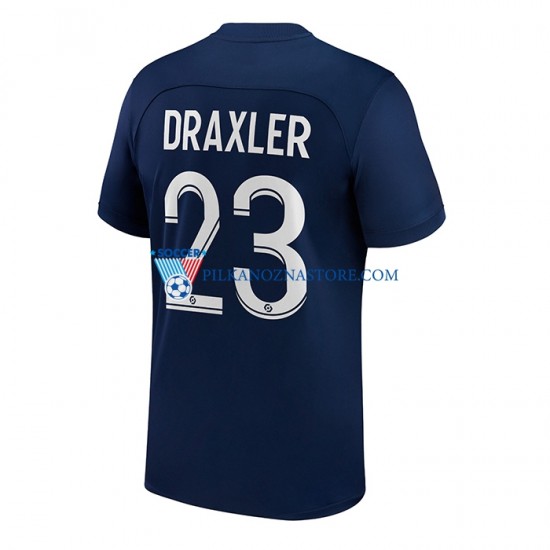 Paris Saint-Germain Draxler 23 Koszulka Męska Domowy 2022-2023 Krótkie Rękawy