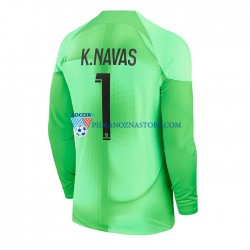 Strój Bramkarski Paris Saint-Germain K.Navas 1 Koszulka Męska Domowy 2022-2023 Długie Rękawy