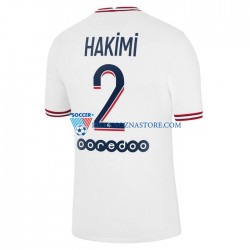 Paris Saint-Germain Hakimi 2 Koszulka Męska Czwarty 2021-2022 Krótkie Rękawy