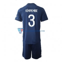 Paris Saint-Germain dla Dzieci Kimpembe 3 Koszulka Domowy 2022-2023 Krótkie Rękawy