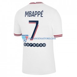 Paris Saint-Germain Mbappé Kylian 7 Koszulka Męska Czwarty 2021-2022 Krótkie Rękawy