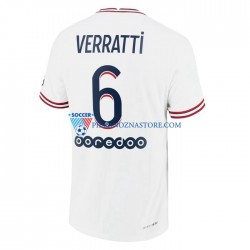 Paris Saint-Germain Marco Verratti 6 Koszulka Męska Czwarty 2021-2022 Krótkie Rękawy