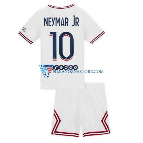 Paris Saint-Germain dla Dzieci Neymar Jr 10 Koszulka Czwarty 2021-2022 Krótkie Rękawy