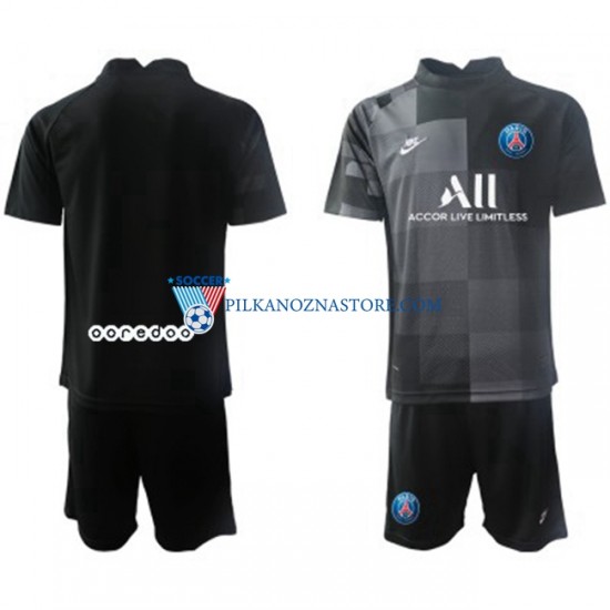Strój Bramkarski Paris Saint-Germain dla Dzieci PSG Koszulka Wyjazdowy 2021-2022 Krótkie Rękawy