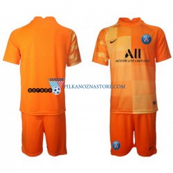 Strój Bramkarski Paris Saint-Germain dla Dzieci PSG Koszulka Domowy 2021-2022 Krótkie Rękawy