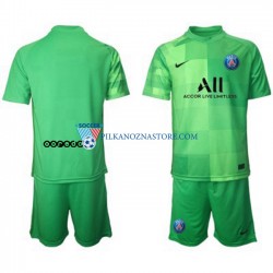 Strój Bramkarski Paris Saint-Germain dla Dzieci PSG Koszulka Trzeci 2021-2022 Krótkie Rękawy