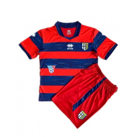 Strój Bramkarski Parma dla Dzieci Koszulka Domowy 2021-2022 Krótkie Rękawy