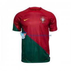 Portugalia Koszulka Męska Domowy MŚ 2022 Krótkie Rękawy