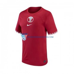 Katar Koszulka Męska Domowy MŚ 2022 Krótkie Rękawy