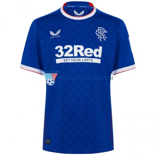 Rangers Koszulka Męska Domowy 2022-2023 Krótkie Rękawy