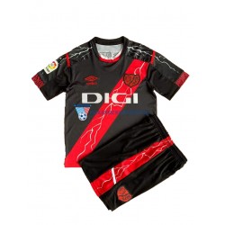 Rayo Vallecano dla Dzieci Koszulka Wyjazdowy 2021-2022 Krótkie Rękawy