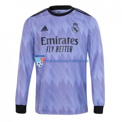 Real Madryt Koszulka Męska Wyjazdowy 2022-2023 Długie Rękawy