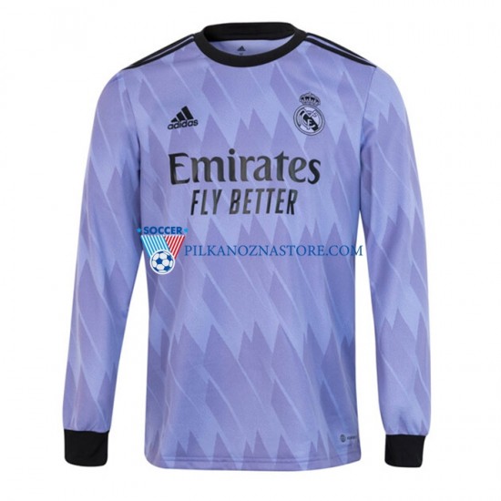 Real Madryt Koszulka Męska Wyjazdowy 2022-2023 Długie Rękawy