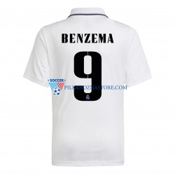 Real Madryt Benzema 9 Koszulka Męska Domowy 2022-2023 Krótkie Rękawy