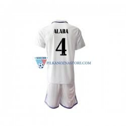 Real Madryt dla Dzieci David Alaba 4 Koszulka Domowy 2022-2023 Krótkie Rękawy