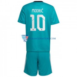 Real Madryt dla Dzieci Modrić Luka 10 Koszulka Trzeci 2021-2022 Krótkie Rękawy