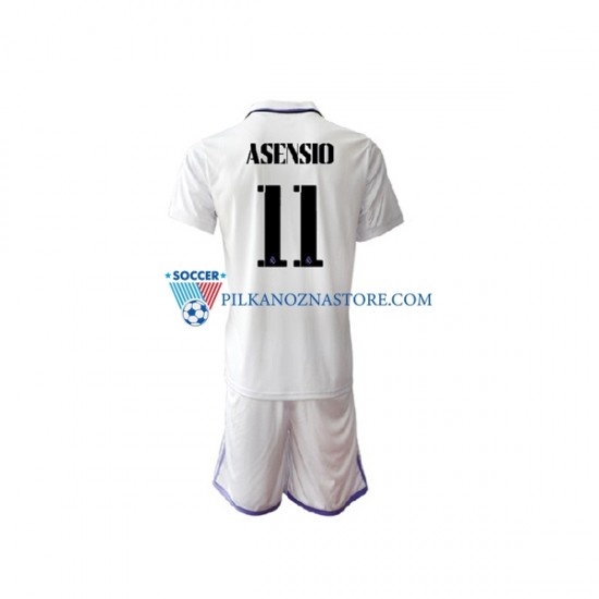Real Madryt dla Dzieci Marco Asensio 11 Koszulka Domowy 2022-2023 Krótkie Rękawy
