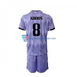 Real Madryt dla Dzieci Toni Kroos 8 Koszulka Wyjazdowy 2022-2023 Krótkie Rękawy