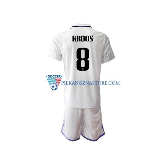 Real Madryt dla Dzieci Toni Kroos 8 Koszulka Domowy 2022-2023 Krótkie Rękawy