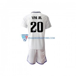 Real Madryt dla Dzieci Vinicius Junior 20 Koszulka Domowy 2022-2023 Krótkie Rękawy