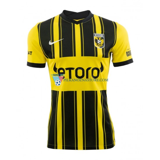 SBV Vitesse Koszulka Męska Domowy 2021-2022 Krótkie Rękawy
