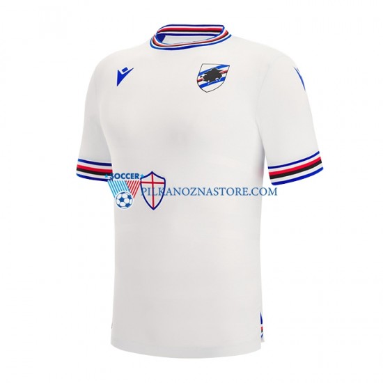 Sampdoria Koszulka Męska Wyjazdowy 2022-2023 Krótkie Rękawy