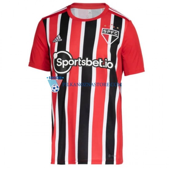 Sao Paulo Koszulka Męska Wyjazdowy 2022-2023 Krótkie Rękawy