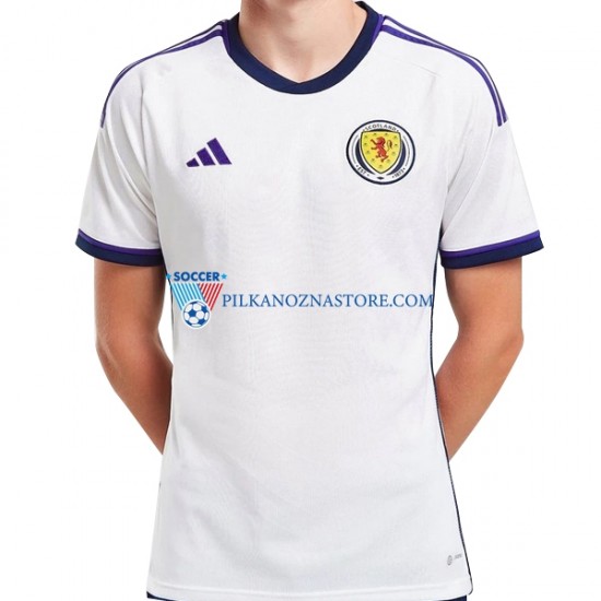 Szkocja Koszulka Męska Wyjazdowy 2022 Krótkie Rękawy