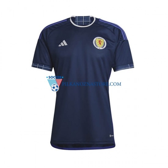 Szkocja Koszulka Męska Domowy 2022 Krótkie Rękawy