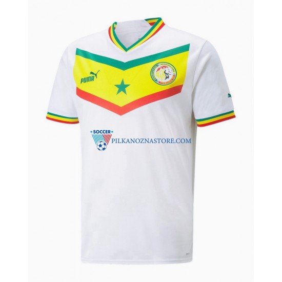 Senegal Koszulka Męska Domowy MŚ 2022 Krótkie Rękawy