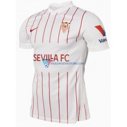 Sevilla FC Koszulka Męska Domowy 2021-2022 Krótkie Rękawy