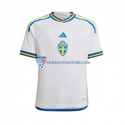 Szwecja Koszulka Męska Wyjazdowy 2022 Krótkie Rękawy