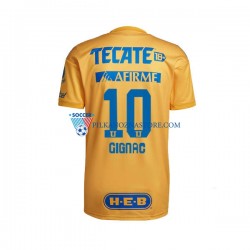 Tigres UANL Andre-Pierre Gignac 10 Koszulka Męska Domowy 2022-2023 Krótkie Rękawy