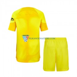 Strój Bramkarski Tottenham Hotspur dla Dzieci Koszulka Domowy 2022-2023 Krótkie Rękawy