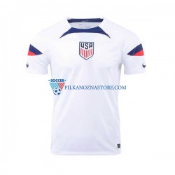 Stany Zjednoczone Koszulka Męska Domowy MŚ 2022 Krótkie Rękawy