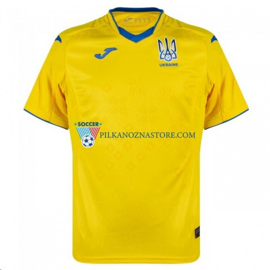 Ukraina 2020-2021 Koszulka Męska Domowy Krótkie Rękawy