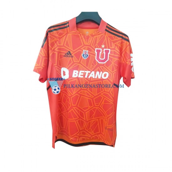 Strój Bramkarski Universidad de Chile Koszulka Męska Domowy 2022-2023 Krótkie Rękawy