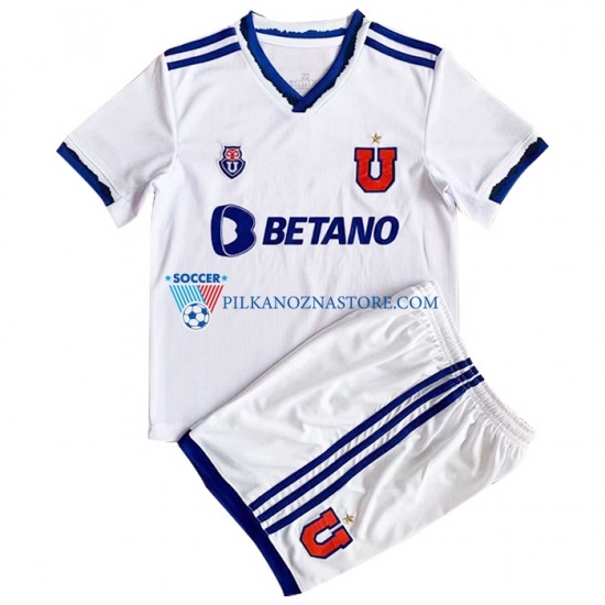 Universidad de Chile dla Dzieci Koszulka Wyjazdowy 2022 Krótkie Rękawy